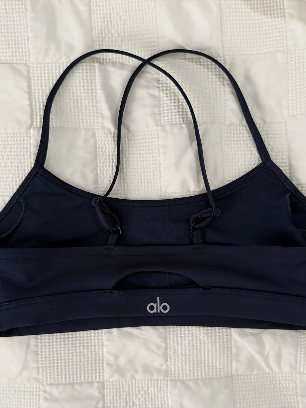 2 bras Alo Yoga Bra - Navy and Black Small